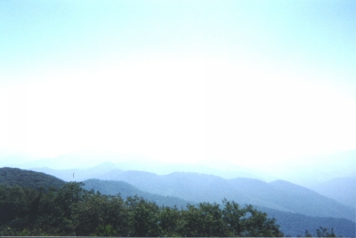 Another View From Wayah Bald, June 25, 1998